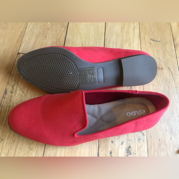 KStudio red suede shoes size 8 - Picture 3 of 3